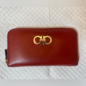 Salvatore Ferragamo Continental Wallet (Authentic)